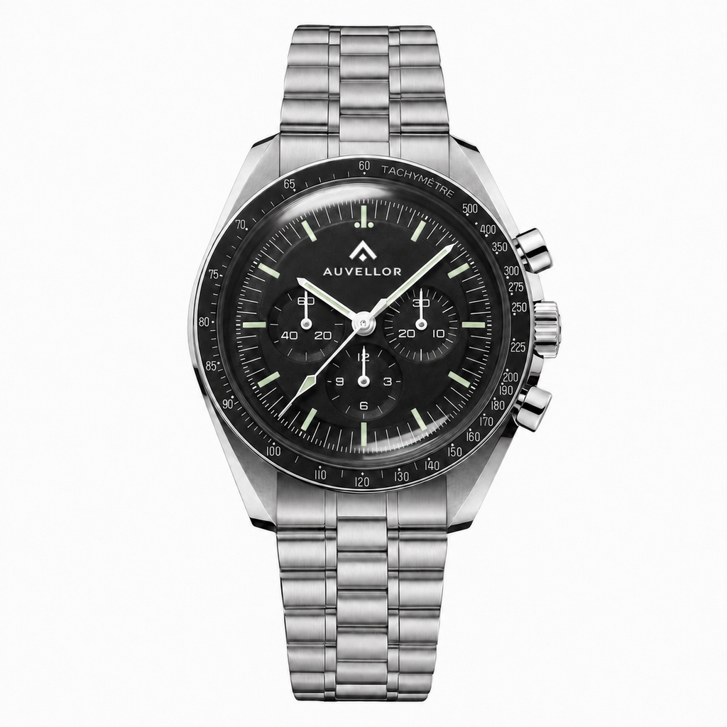Auvellor Caldran – Black Multi-Register Dial
