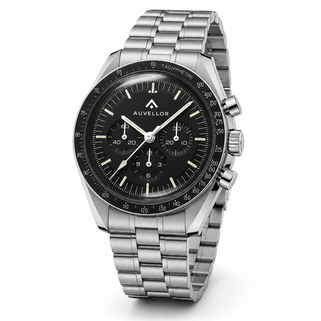 Auvellor Caldran – Black Multi-Register Dial